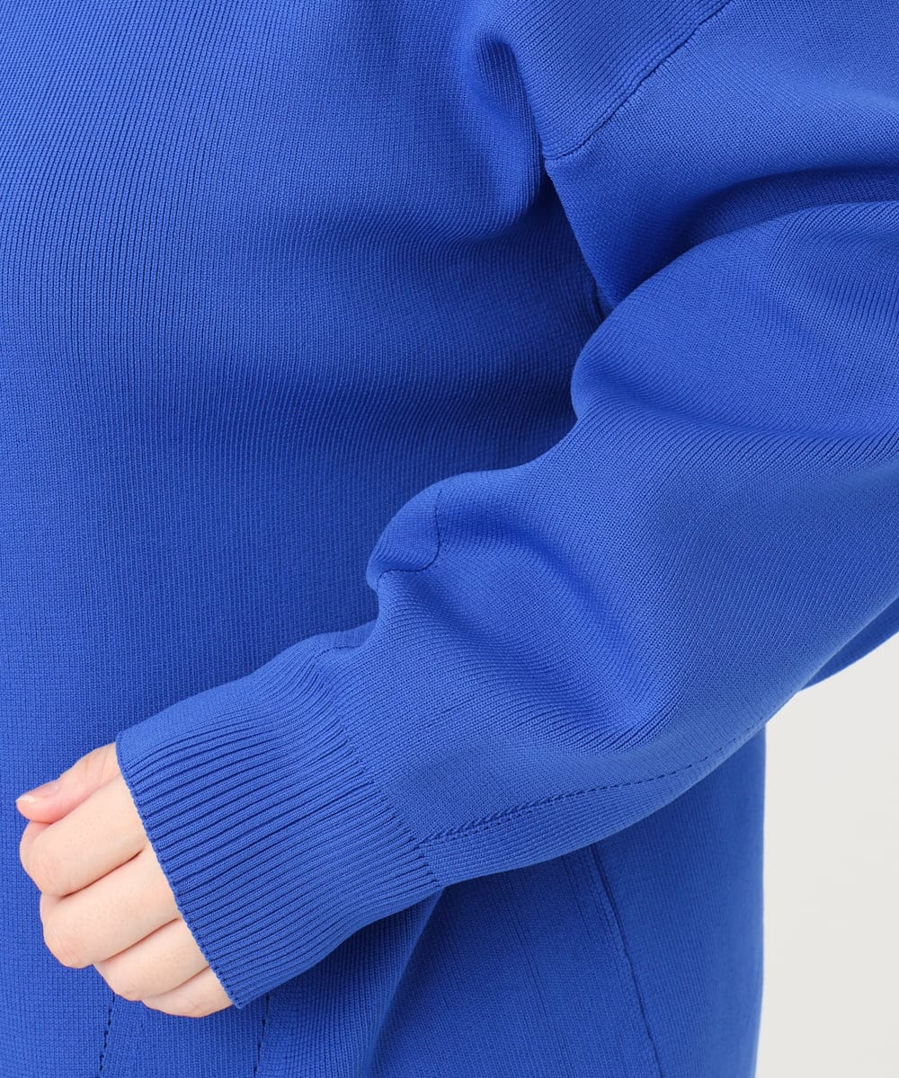 OLCAD10099 eur3(エウルキューブ) 【大きいサイズ】2WAYカーディガン ブルー(55)