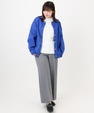 OLCAD10099 eur3(エウルキューブ) 【大きいサイズ】2WAYカーディガン ブルー(55)