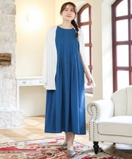 OLCGD14089 eur3(エウルキューブ) 【大きいサイズ/接触冷感/UVカット】Aライン長袖カーディガン ホワイト