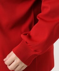 OLCKA04099 eur3(エウルキューブ) 【大きいサイズ】ジップカーディガン レッド(05)
