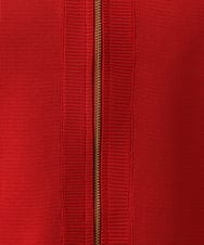 OLCKA04099 eur3(エウルキューブ) 【大きいサイズ】ジップカーディガン レッド(05)