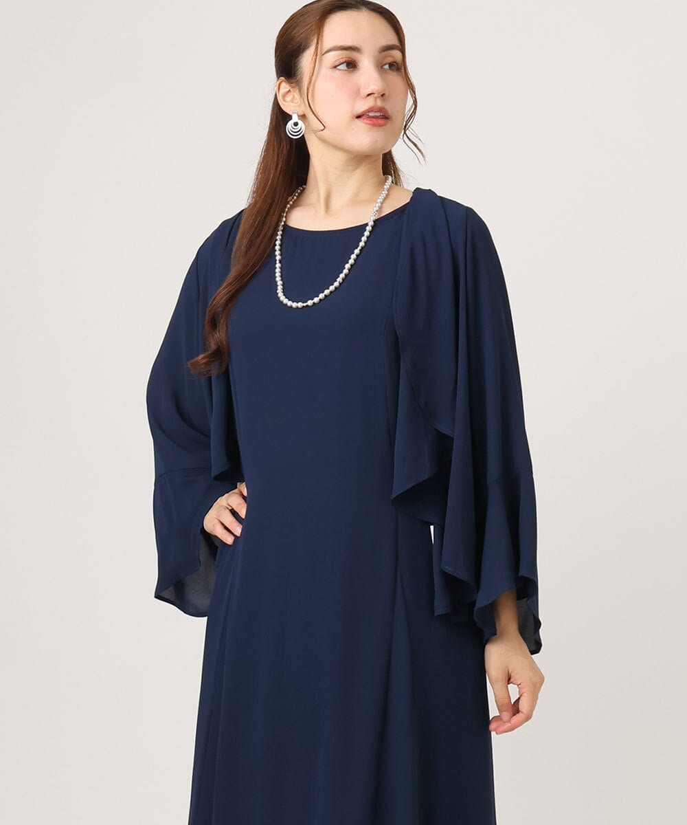 OLCLA06099 eur3(エウルキューブ) 【大きいサイズ】レースコンビボレロ ネイビー(57)