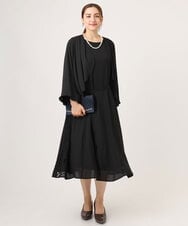 OLCLA06099 eur3(エウルキューブ) 【大きいサイズ】レースコンビボレロ ブラック(94)