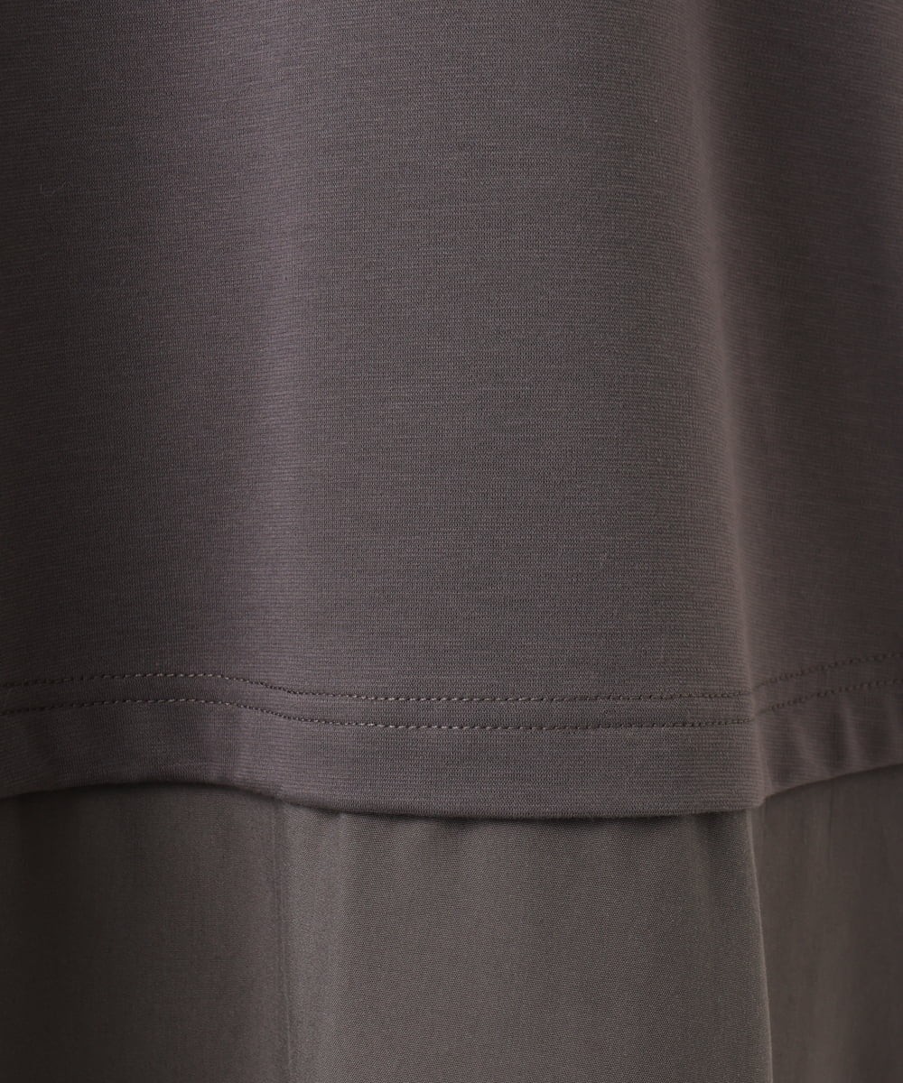 OLECD06099 eur3(エウルキューブ) 【大きいサイズ】ドッキングプルオーバー ダークグレー(93)