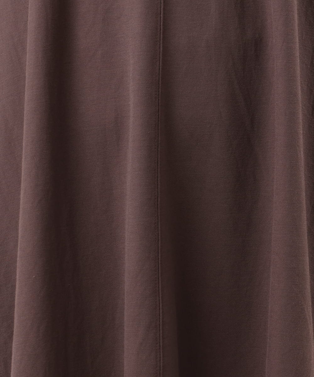 OLEFD19099 eur3(エウルキューブ) 【大きいサイズ/接触冷感】ボクシーシルエットチュニック ブラウン