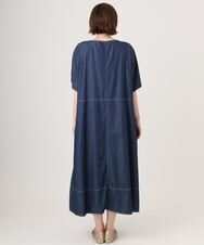 OLEGD22119 eur3(エウルキューブ) 【大きいサイズ】デニムワンピース ネイビー