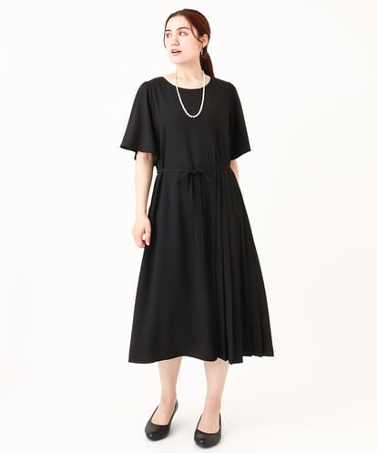 OLEIV36179 eur3 【大きいサイズ/11号サイズあり】プリーツワンピース