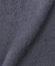 OLFBD19069 eur3(エウルキューブ) 【大きいサイズ/a.v.v×eur3】フェザーヤーンVネックニット ダークグレー(93)