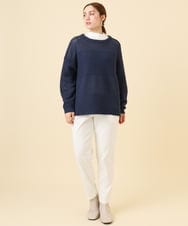 OLFCD03074 eur3(エウルキューブ) 【大きいサイズ/a.v.v×eur3】メッシュニット ネイビー(57)