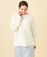 OLFCD03074 eur3(エウルキューブ) 【大きいサイズ/a.v.v×eur3】メッシュニット アイボリー(80)