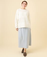OLFCD03074 eur3(エウルキューブ) 【大きいサイズ/a.v.v×eur3】メッシュニット アイボリー(80)