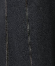 OLHKA04109 eur3(エウルキューブ) 【大きいサイズ】ストレッチデニムロングスカート ブラック(94)