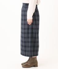 OLHLA06129 eur3(エウルキューブ) 【大きいサイズ】チェックタイトスカート ネイビー(57)