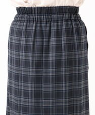 OLHLA06129 eur3(エウルキューブ) 【大きいサイズ】チェックタイトスカート ネイビー(57)