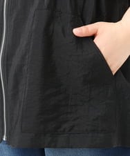 OLJFD11099 eur3(エウルキューブ) 【大きいサイズ】フーディ―ジレ ブラック
