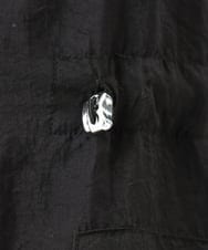 OLJFD11099 eur3(エウルキューブ) 【大きいサイズ】フーディ―ジレ ブラック