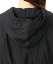 OLJFD11099 eur3(エウルキューブ) 【大きいサイズ】フーディ―ジレ ブラック