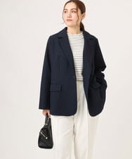 OLJLA08169 eur3(エウルキューブ) 【大きいサイズ】テーラードジャケット ネイビー(57)
