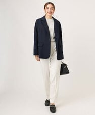 OLJLA08169 eur3(エウルキューブ) 【大きいサイズ】テーラードジャケット ネイビー(57)