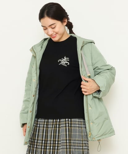 OLJLP04230 eur3 【大きいサイズ】ショートダウンジャケット