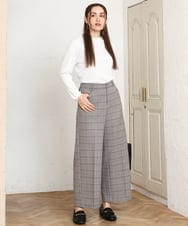 OLKAD20059 eur3(エウルキューブ) 【大きいサイズ】メローリブカットソー ホワイト(90)
