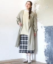 OLKAD25069 eur3(エウルキューブ) 【大きいサイズ】もちもちジャージープルオーバー ライトイエロー(20)