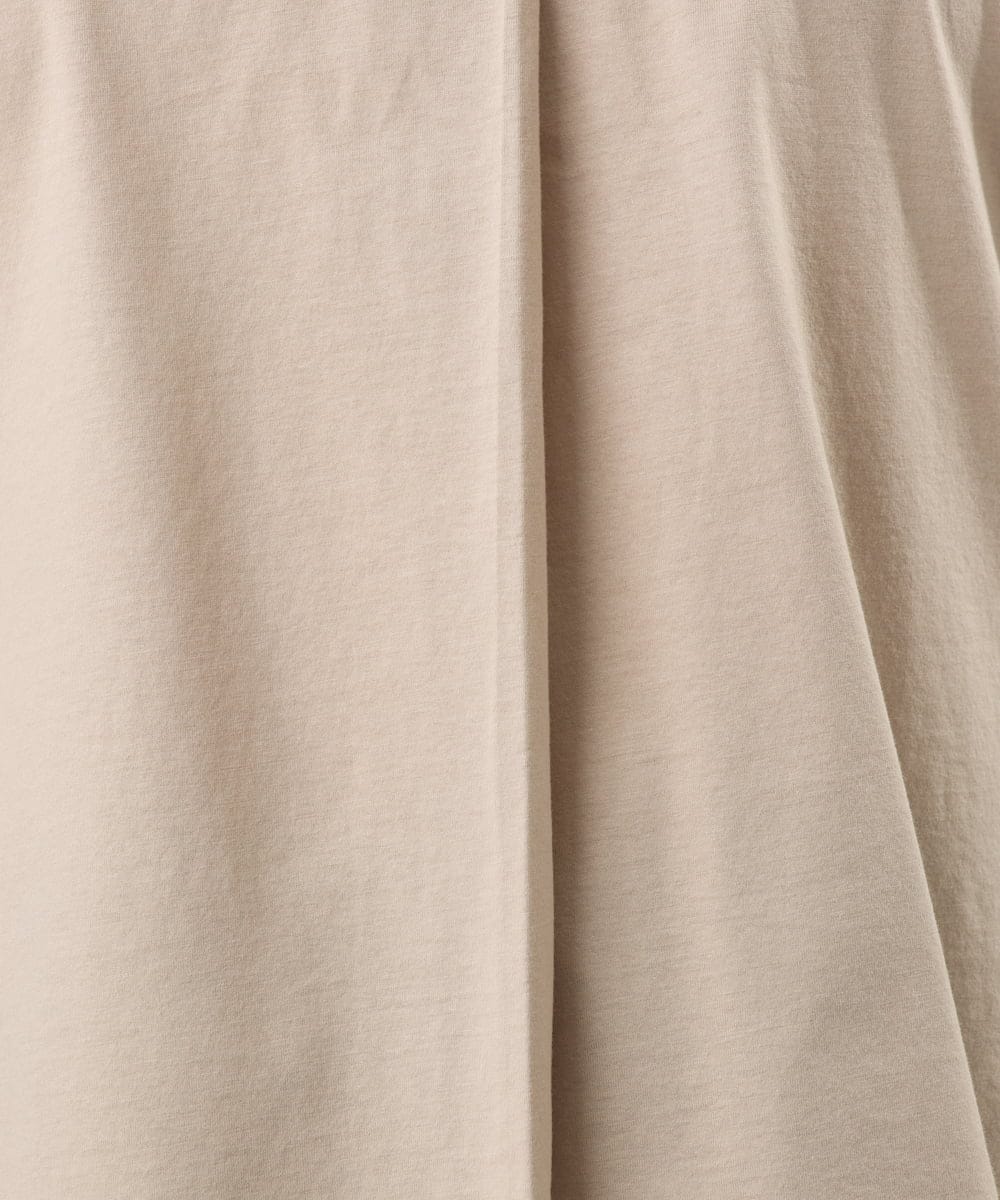 OLKFD23089 eur3(エウルキューブ) 【大きいサイズ】シア―スリーブカットソー グレージュ