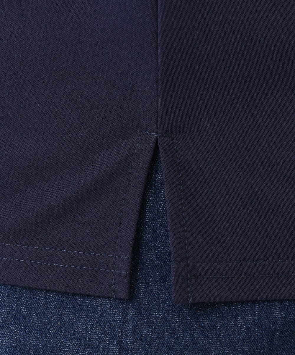 OLKGD29069 eur3(エウルキューブ) 【大きいサイズ/接触冷感】カラーブロッキングトップス ネイビー