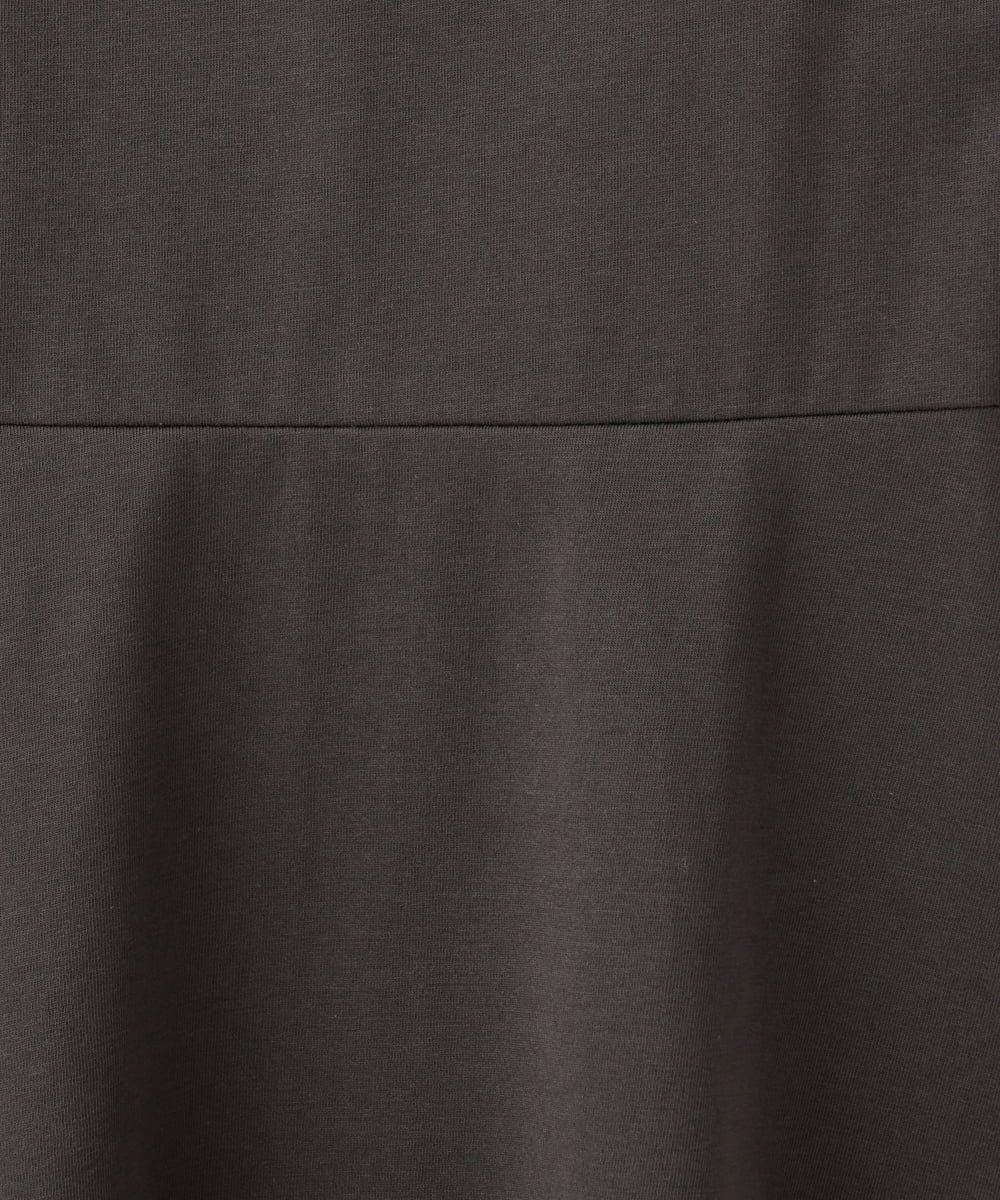 OLKID46069 eur3(エウルキューブ) 【大きいサイズ】バックフレアロゴTシャツ ダークグレー