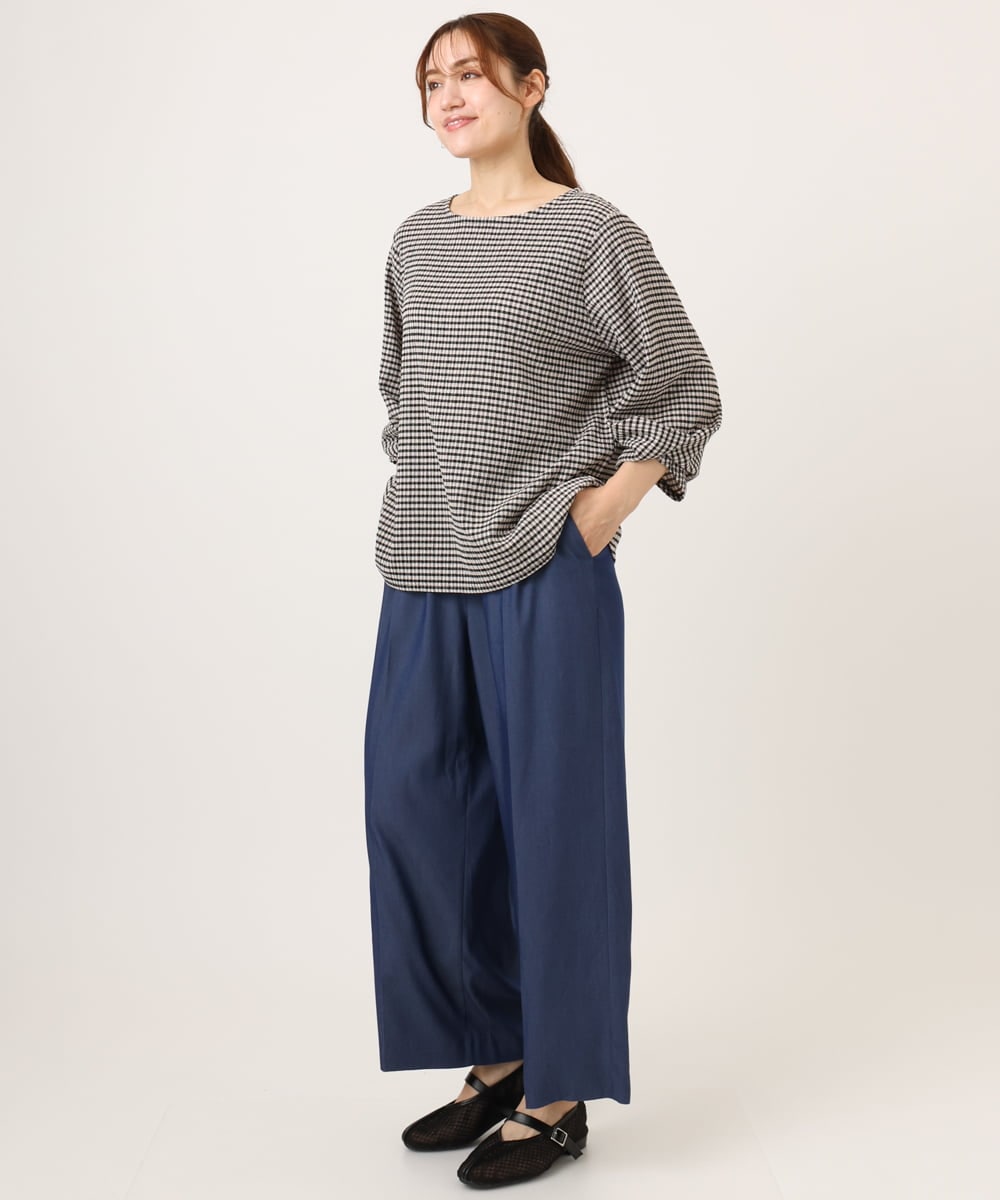 OLKJD12059 eur3(エウルキューブ) 【大きいサイズ】カーブヘムカットソー アイボリー
