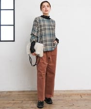 OLKLD17054 eur3(エウルキューブ) 【大きいサイズ】レースコンビトップス ブラック