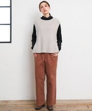 OLKLD17054 eur3(エウルキューブ) 【大きいサイズ】レースコンビトップス ブラック