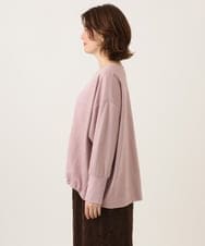 OLKLD31089 eur3(エウルキューブ) 【大きいサイズ】スエードダンボールプルオーバー ライトピンク