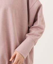 OLKLD31089 eur3(エウルキューブ) 【大きいサイズ】スエードダンボールプルオーバー ライトピンク