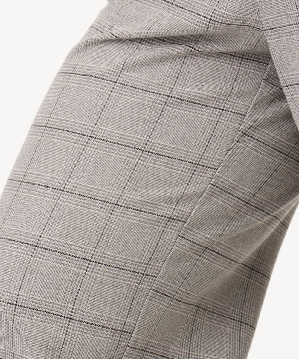 OLLAD11099 eur3(エウルキューブ) 【大きいサイズ】ロイヤルヒート裏起毛ワイドパンツ ライトグレー(91)