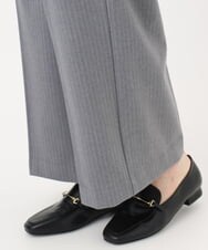 OLLAD11099 eur3(エウルキューブ) 【大きいサイズ】ロイヤルヒート裏起毛ワイドパンツ ダークグレー(93)