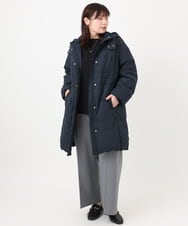 OLLAD11099 eur3(エウルキューブ) 【大きいサイズ】ロイヤルヒート裏起毛ワイドパンツ ダークグレー(93)