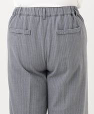 OLLAD11099 eur3(エウルキューブ) 【大きいサイズ】ロイヤルヒート裏起毛ワイドパンツ ダークグレー(93)