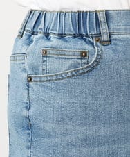 OLLAD24109 eur3(エウルキューブ) 【大きいサイズ】ストレートデニムパンツ ブルー(55)