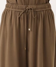 OLLGD29089 eur3(エウルキューブ) 【大きいサイズ/接触冷感/セットアップ対応】ジャージーワイドパンツ モカ