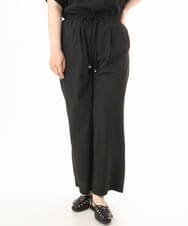 OLLHD22099 eur3(エウルキューブ) 【大きいサイズ/吸水速乾】ドライタッチサッカーワイドパンツ ブラック