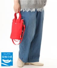 OLLHD31109 eur3(エウルキューブ) 【大きいサイズ/接触冷感】ストレートワイドデニムパンツ ライトブルー