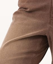 OLLKD13109 eur3(エウルキューブ) 【大きいサイズ/洗える】カラーストレッチデニム ダークブラウン