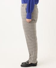 OLLLA10099 eur3(エウルキューブ) 【大きいサイズ】ロイヤルヒート裏起毛テーパードパンツ ライトグレー(91)