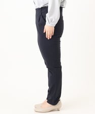 OLLLA16089 eur3(エウルキューブ) 【シリーズ累計販売2万枚！/大きいサイズ】さらさらストレッチ裏起毛テーパードパンツ ネイビー(57)