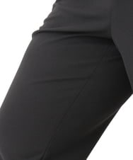 OLLLA19139 eur3(エウルキューブ) 【大きいサイズ/11号サイズあり】カットジョーゼットテーパードパンツ ブラック(94)