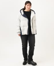 OLLLD21099 eur3(エウルキューブ) 【大きいサイズ/裏起毛】ゆるフィットデニム ブラック