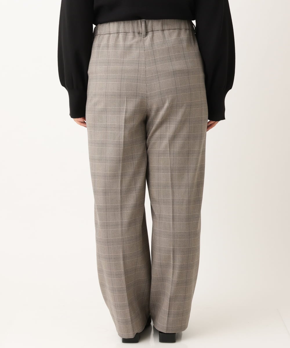 OLLLS05089 eur3(エウルキューブ) 【大きいサイズ】ロイヤルヒートストレートパンツ ベージュ(82)