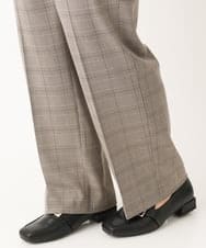 OLLLS05089 eur3(エウルキューブ) 【大きいサイズ】ロイヤルヒートストレートパンツ ベージュ(82)