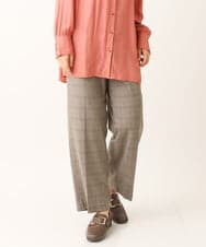 OLLLS05089 eur3(エウルキューブ) 【大きいサイズ】ロイヤルヒートストレートパンツ ベージュ(82)